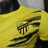 2025-26 Mens Ittihad yellow  Player version soccer jersey