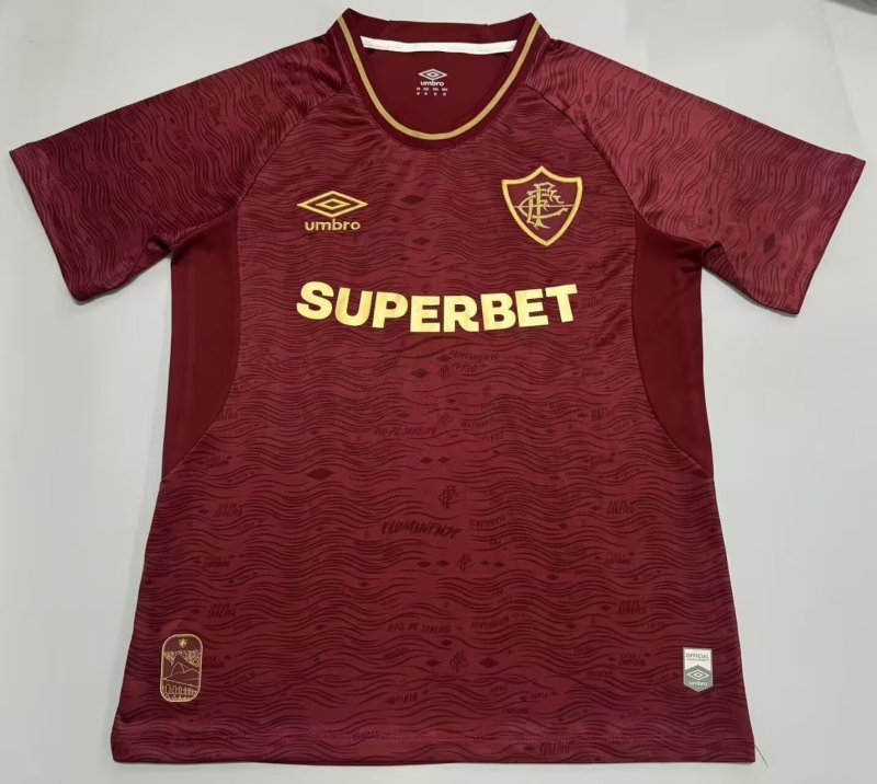 2025-26 Fluminense Third Away Red Fans Soccer Jersey