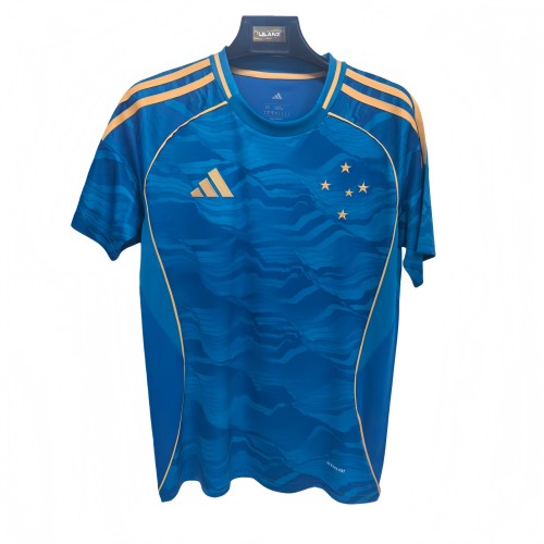 2025-26 Mens Cruzeiro blue third away  soccer jersey