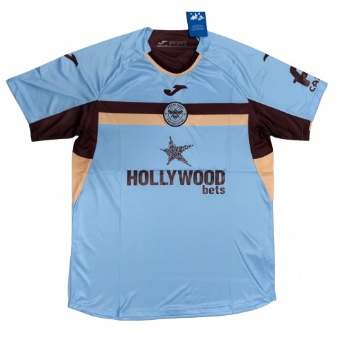 2025-26 Mens Brentford away blue Soccer Jersey