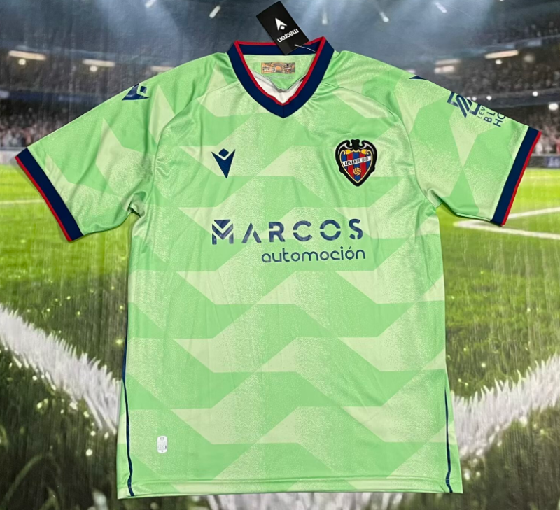 2025-26 Mens Levante UD Third away green Soccer Jersey