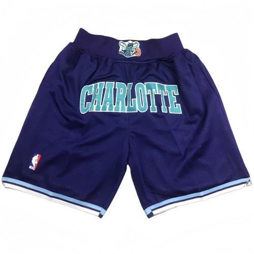 HORNETS royal blue City Edition Top Quality NBA Pocket Pants #黄蜂队