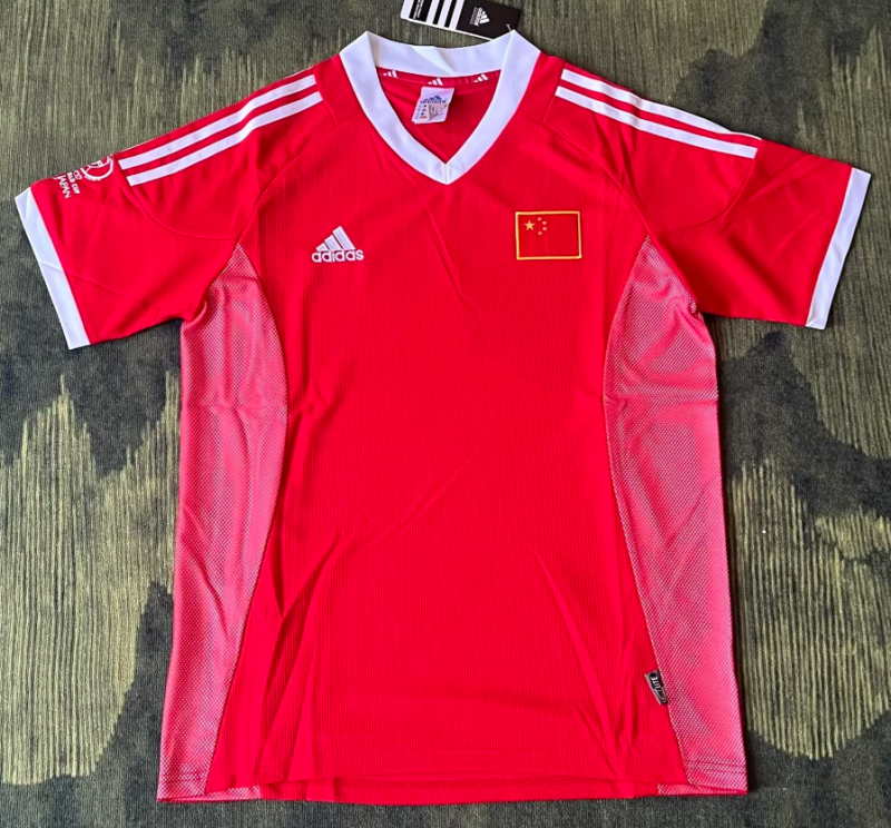 2025-26Men’s China home red  soccer jersey