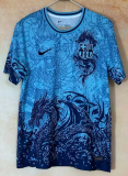 2025-26 Mens Barcelona Special Edition blue soccer Jersey