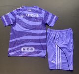 2025-26 Kids Tigres UANL Purple soccer Jersey