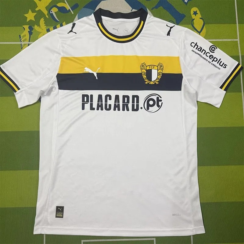 2025-26 Mens Famalicao FC home white Fans Soccer Jersey