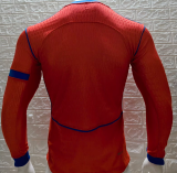 2025-26 Mens PSG Third away red Player long sleeve Soccer Jersey