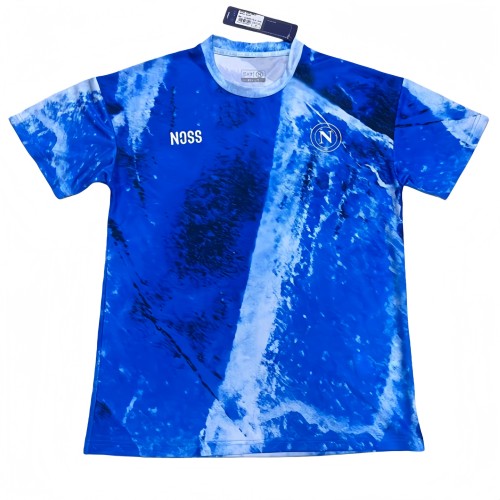 2025-26 Mens Calcio Napoli blue white  soccer jersey