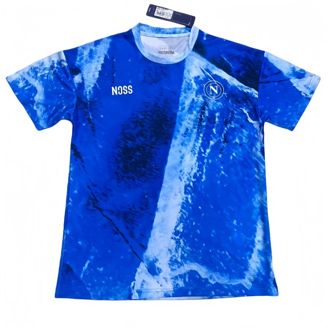 2025-26 Mens Calcio Napoli blue white  soccer jersey