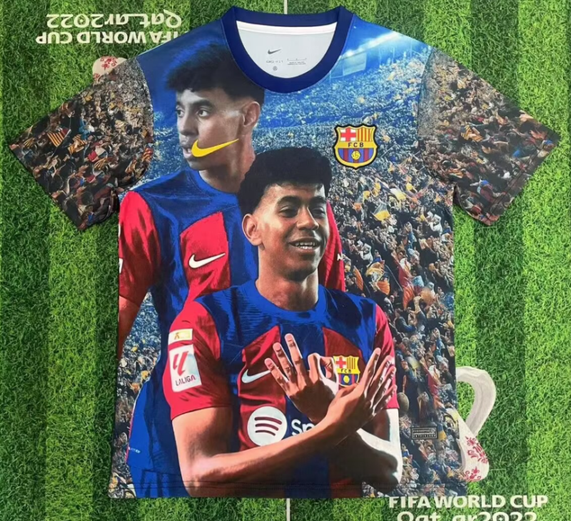 2025-26 Mens Barcelona LAMINE YAMAL #10 soccer jersey