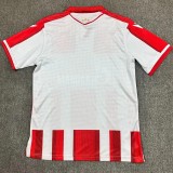 2025-2026 Crvena zvezda  Red Star  red White Soccer Jersey