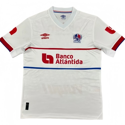 2025-26 Mens CD Olimpia  home white Soccer Jersey (洪都奥林匹亚）