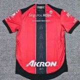 2025-26 Mens Atlas home red black Player version soccer Jersey
