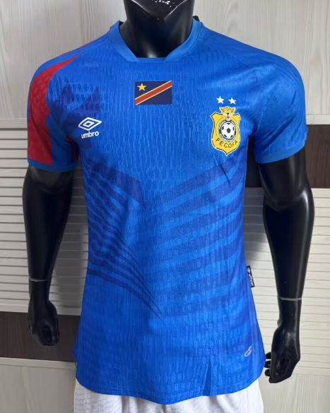 2026-27 Mens Democratic Congo Home blue Player version Soccer Jersey