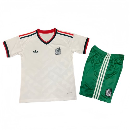 2025-26 Mexico Kids away white Soccer Jersey