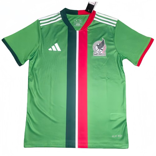 2025-26 Mens Mexico green Goalkeeper Fans Soccer Jersey