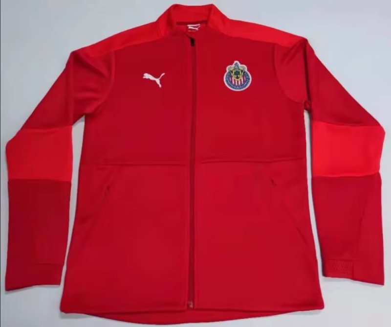 2025-26 Mens Chivas home red jacket Training jersey