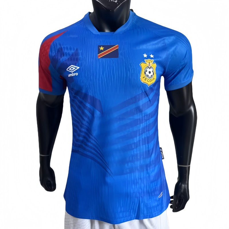 2026-27 Mens Democratic Congo Home blue Player version Soccer Jersey