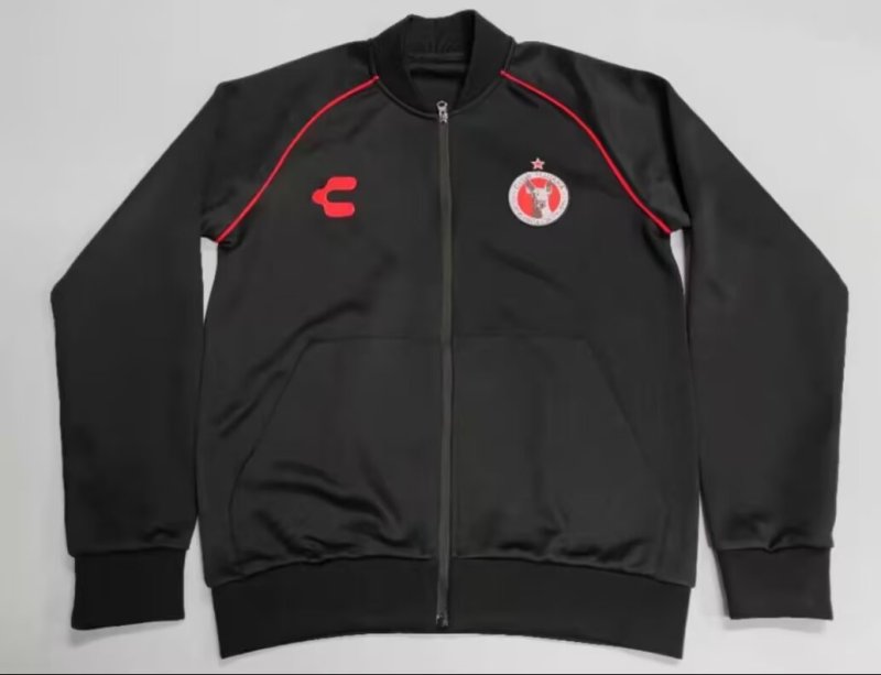 2025-26 Mens Tijuana home black jacket Training jersey