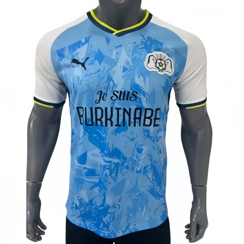 2026-27  Mens Burkina Special Edition blue  Player soccer jersey