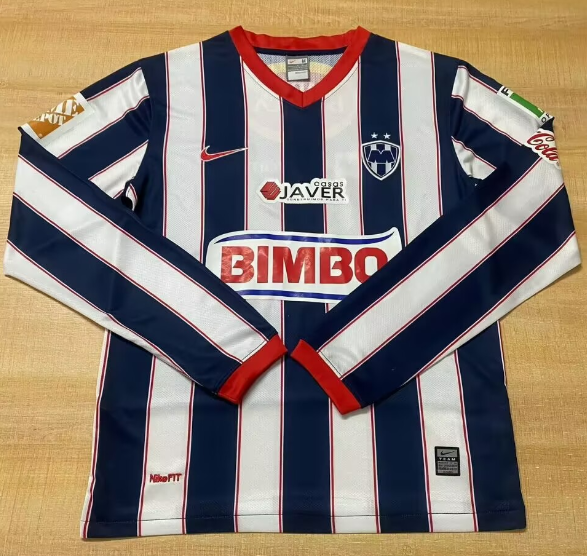 2009-10 Mens Retro Monterrey home long sleeve Jersey