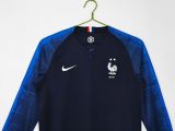 2018 Mens France World Cup Retro long sleeve Jersey