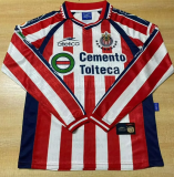 1999-00 Mens Chivas Retro home Long Sleeve soccer Jersey