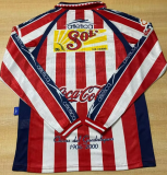 1999-00 Mens Chivas Retro home Long Sleeve soccer Jersey