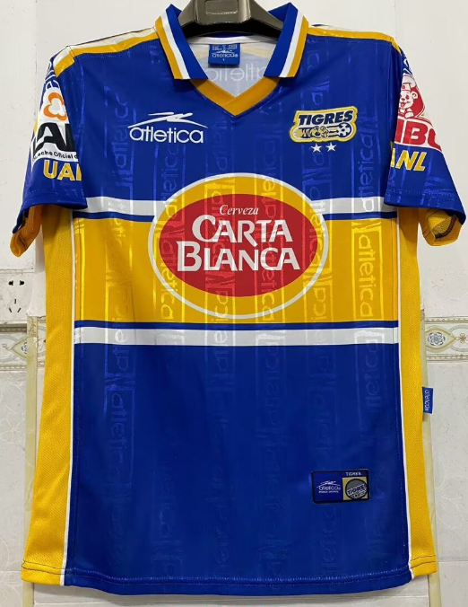 1999-00 Mens Tigres UANL Away Retro Soccer Jersey