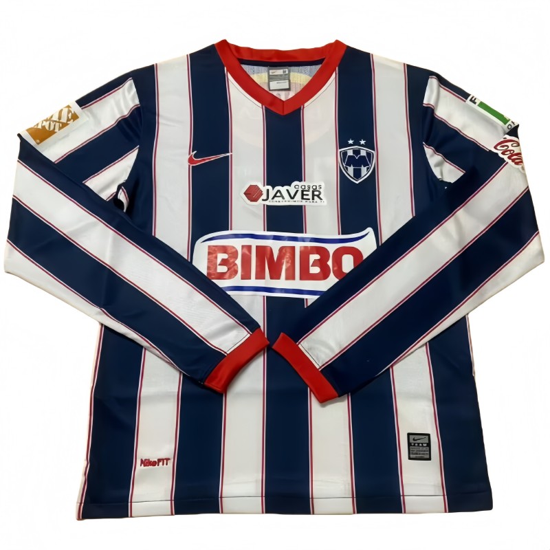 2009-10 Mens Retro Monterrey home long sleeve Jersey