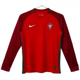 2016 Mens Retro Portugal home  Long sleeves Jersey