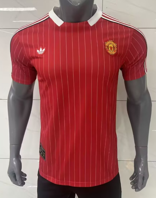 2025-26 Mens Manchester United Red Casual Edition Player soccer jersey