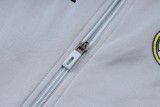 2025-26 Mens Real Madrid  Gray Jacket Training Suit  #A2596