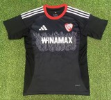 2025-26 Mens Strasbourg Third  away black   soccer jersey