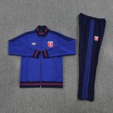 2025-26 Mens Lyon Royal blue Jacket Tracksuit suit