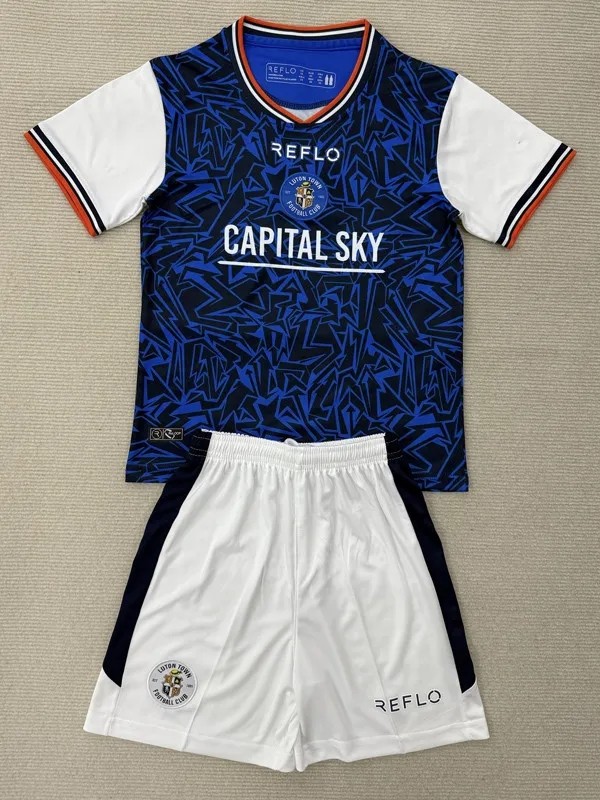 2025-26 Kids Luton Town away Soccer Jersey