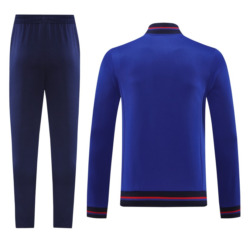 2025-26 Mens Lyon Royal blue Jacket Tracksuit suit