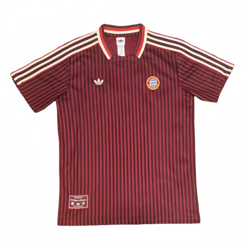 2025-26 Mens  Bayern Munich  Brown Red Casual Edition Soccer Jersey
