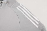 2025-26  AD Gray Jacket Tracksuit suit  #AJ25