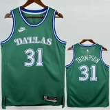 25-26 Dallas Mavericks THOMPSON #31 Green Retro Top Quality Hot Pressing NBA Jersey