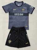 2025-26 Kids Stuttgart Third away black  Soccer Jersey