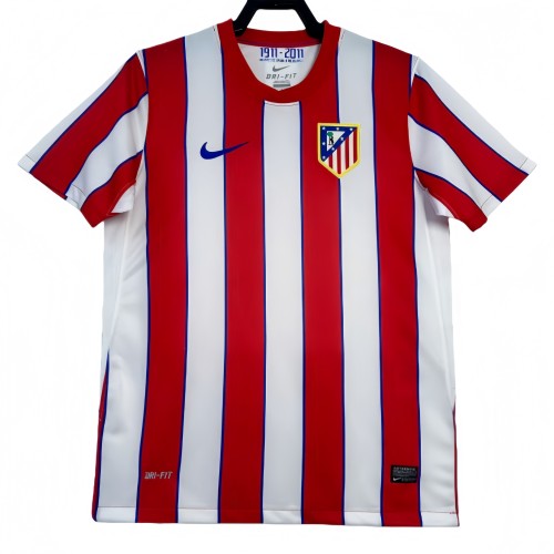 2011-12 Mens Retro Atletico Madrid Home soccer Jersey