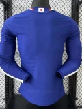 2025-26 Mens Japan home Player Version long sleeve Soccer Jersey