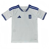 2025-26 Mens Greece home white blue Soccer Jersey