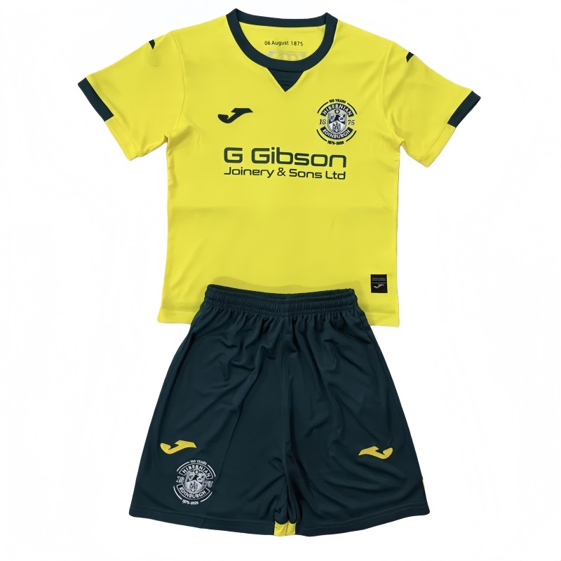 2025-26 Hibernian FC Away Kids Soccer Jersey