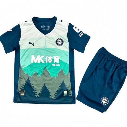 2025-26 Kids Deportivo Alaves Third away soccer jersey