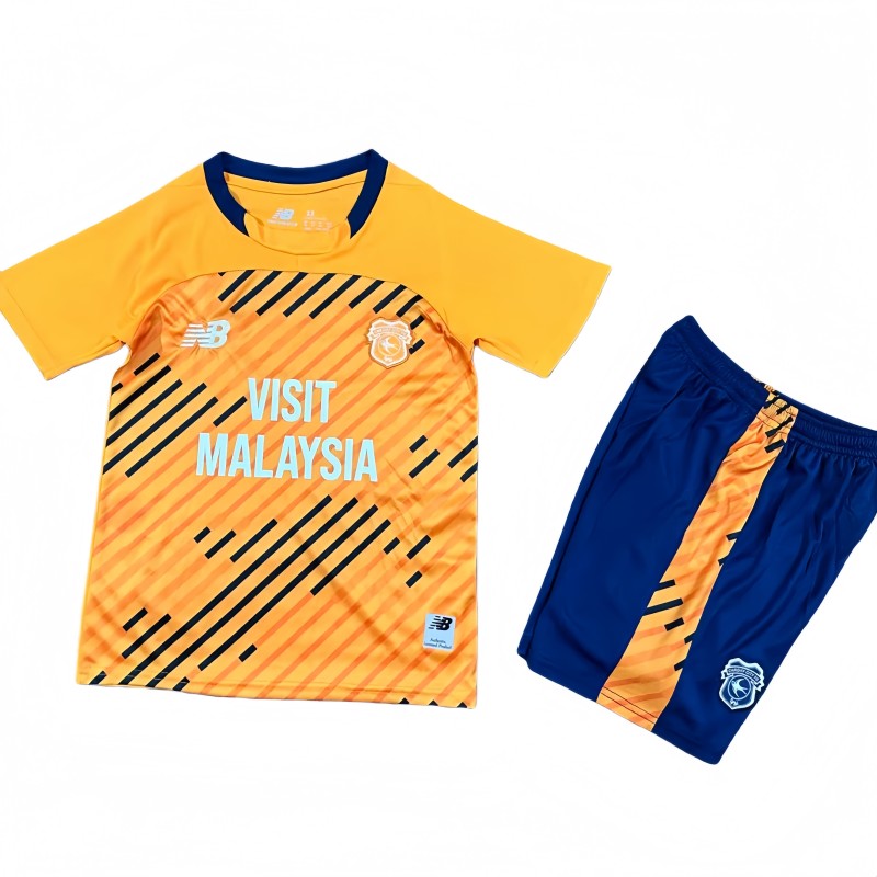 2025-26 Kids Cardiff City  Third away  soccere jersey