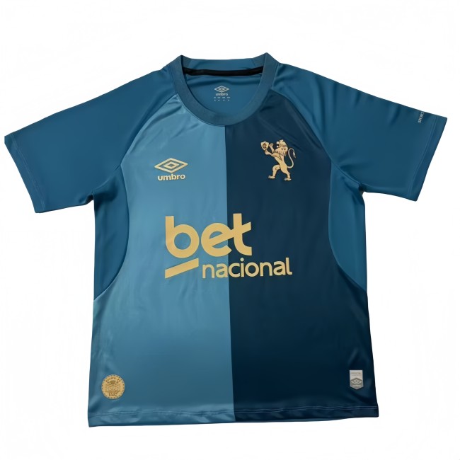 2025-26 Mens Recife Sports third away blue Soccer Jersey