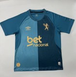 2025-26 Mens Recife Sports third away blue Soccer Jersey