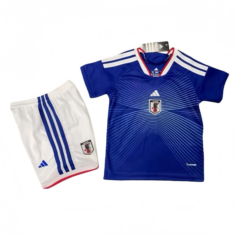 2026-27 Kids Japan home blue soccer jersey